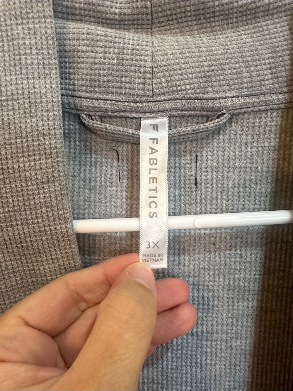 Fabletics Gray Robe - Picture 4 of 4
